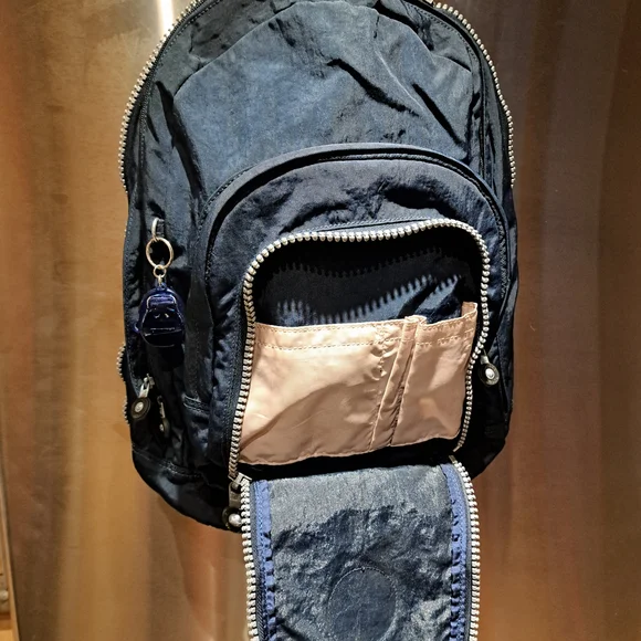 Kipling Navy Blue Backpack - Picture 6 of 6